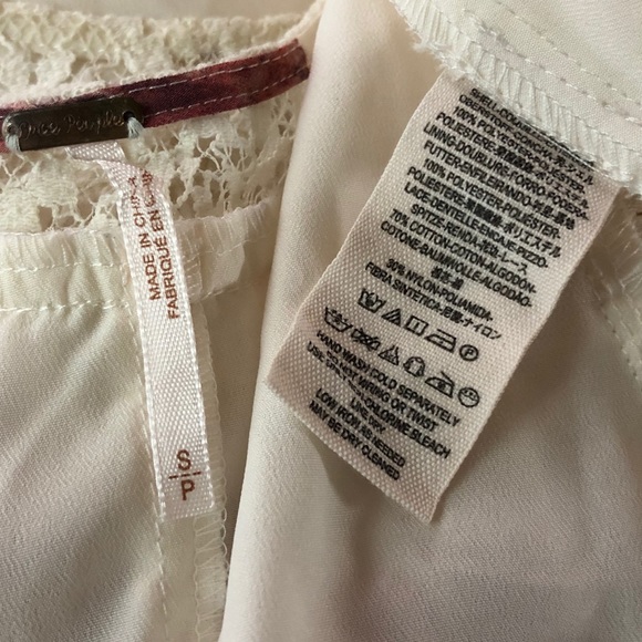 Free People Gardenia Combo Tent Pleated Lace Dress - Picture 7 of 8